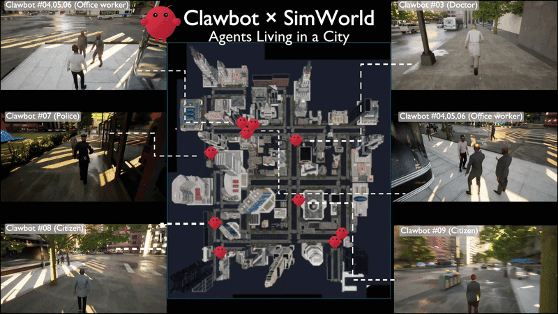 SimWorld — Simule agentes de IA em uma cidade virtual