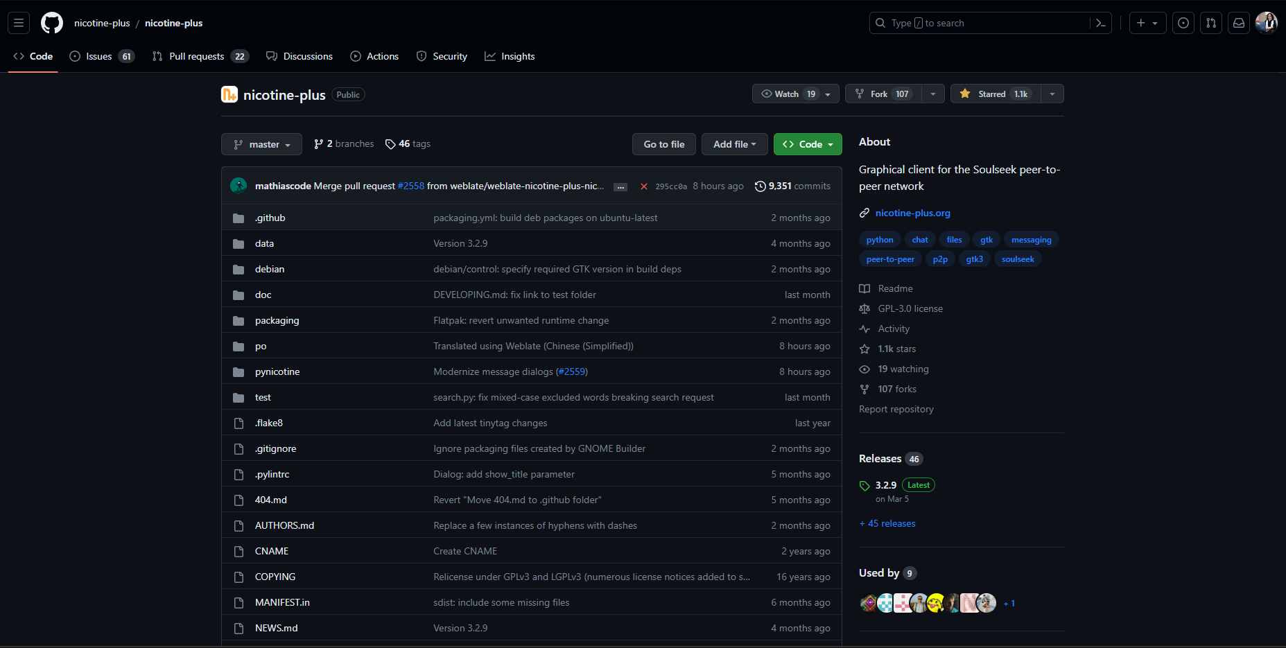 Nicotine plus github